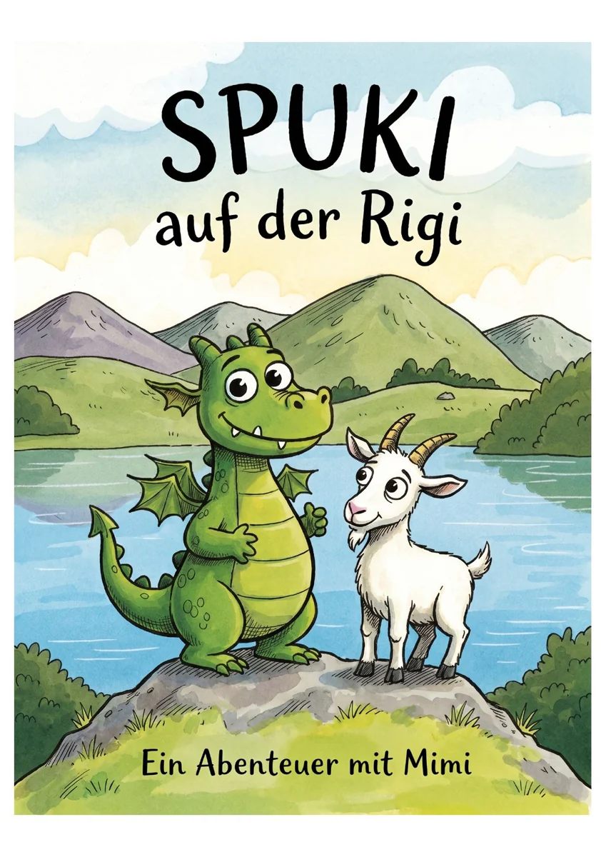 Spuki & Mimi on the Rigi – Comic + Coloring Book – 2