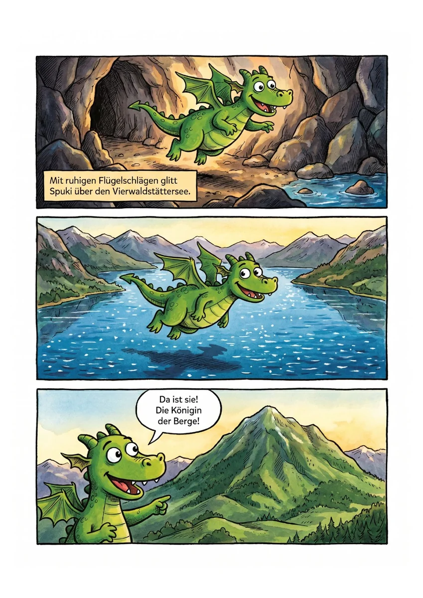 Spuki & Mimi on the Rigi – Comic + Coloring Book – 3