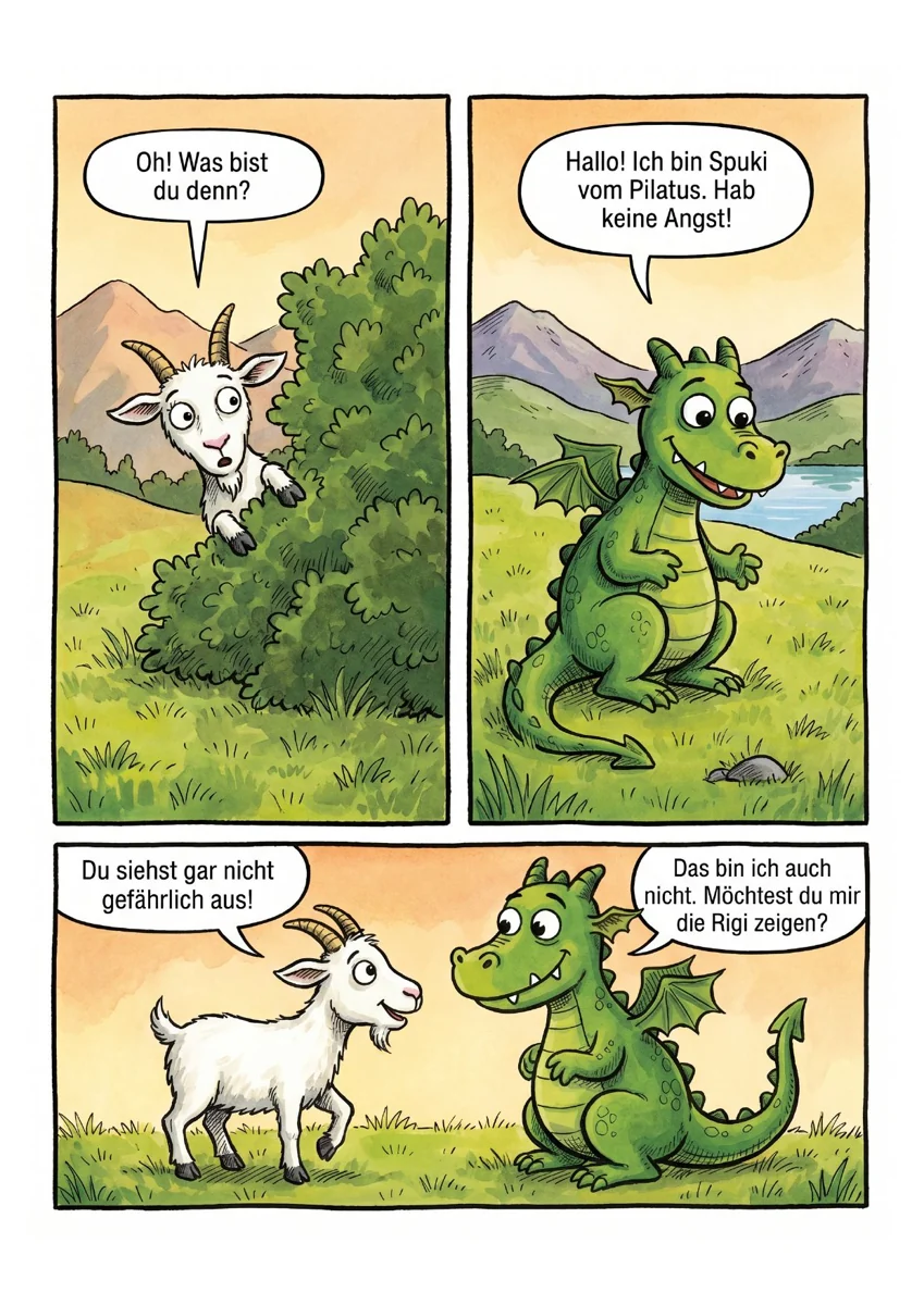 Spuki & Mimi on the Rigi – Comic + Coloring Book – 4