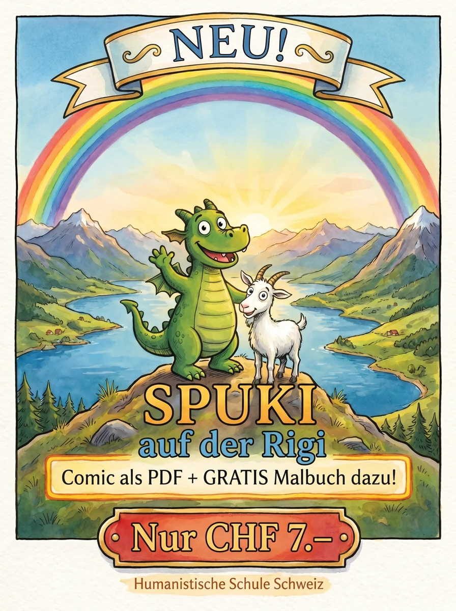 Spuki & Mimi on the Rigi – Comic + Coloring Book